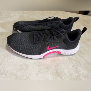 Nike Women's Gymnastics Sneaker - Black and Pink - size 8.5